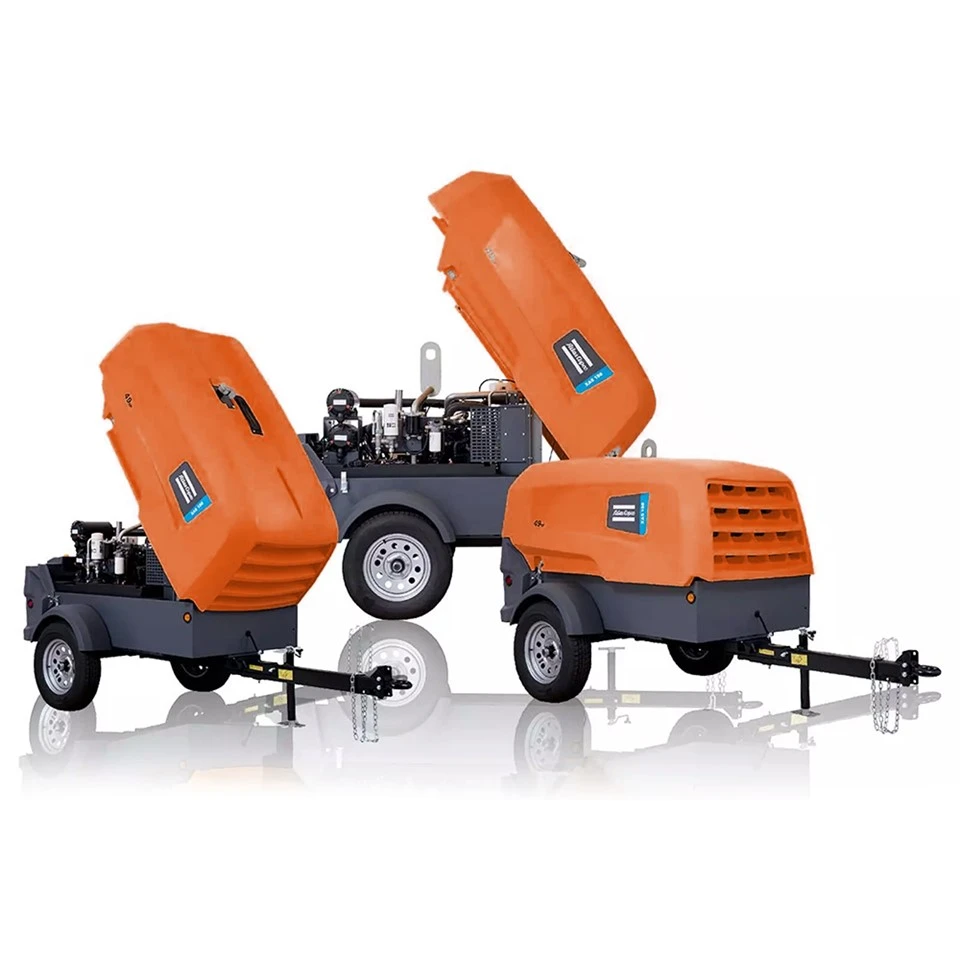 Atlas Copco Mobile Small Towable Compressors Air Compressor til sölu